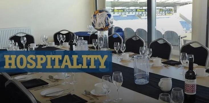 Khu vực dịch vụ hospitality sang trọng tại JobServe Community Stadium