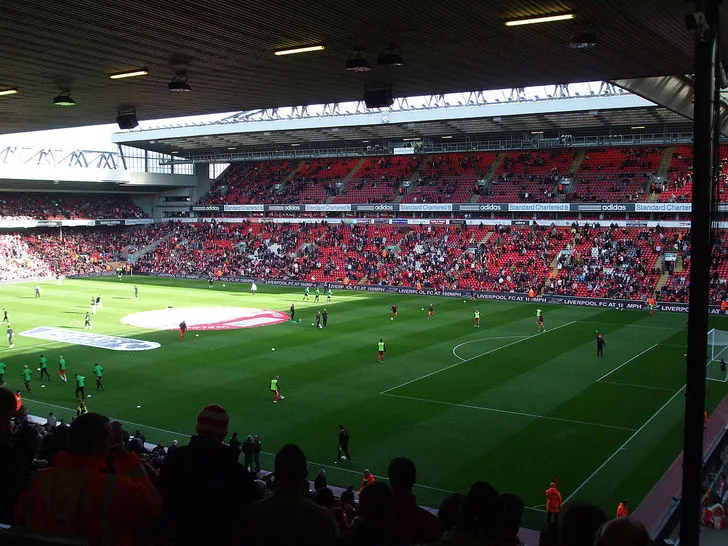 Khung cảnh bên trong sân Anfield, nơi diễn ra những trận cầu đỉnh cao của Liverpool