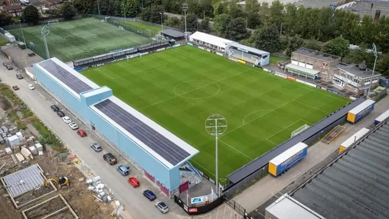 Sơ đồ tổng quan về các khu vực chỗ ngồi tại sân Mariners Park, South Shields