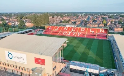 Toàn cảnh sân vận động Sincil Bank nhìn từ trên cao
